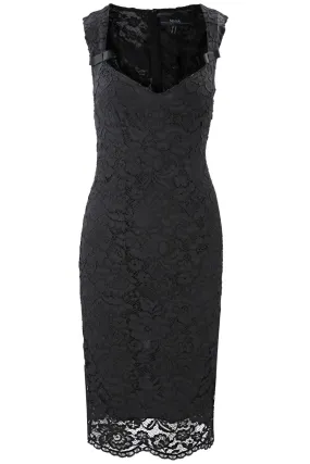 Black Lace Cocktail Dress