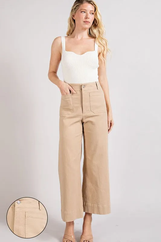 eesome Soft Washed Wide Leg Pants