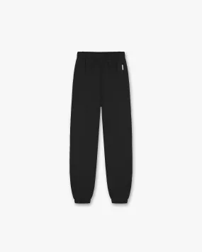 Initial Cuffed Sweatpant - Black