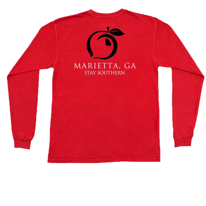 Marietta, GA Long Sleeve Hometown Tee