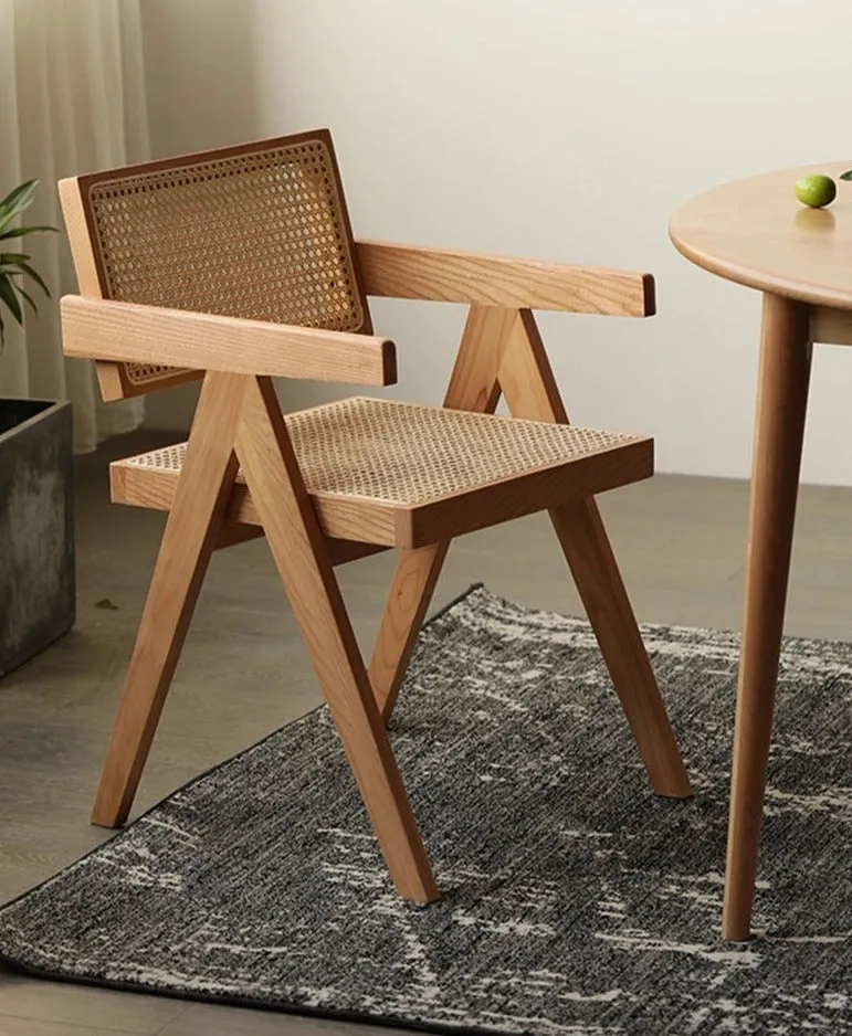 Replica Chandigarh Solid Wood Dining Chair